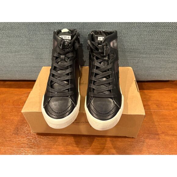 Vintage Havana High-Top Sneakers - Black & Metallic - Picture 1 of 4